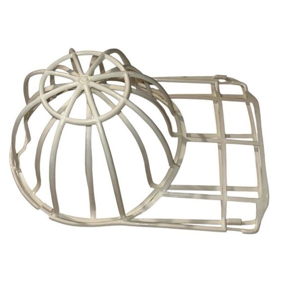 Baseball Cap Cleaner Hat Washer Cage Frame White Size 12"x 8 1/4" - Picture 7 of 7